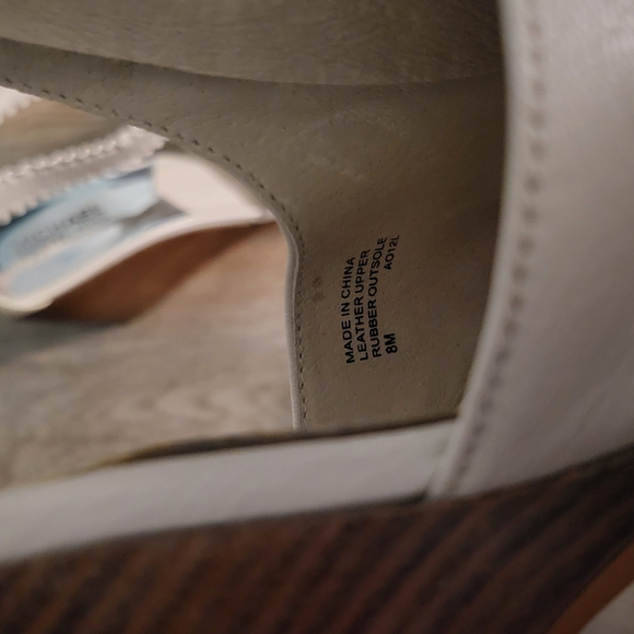 Michael Kors Cream Wedge Sandals - Picture 9 of 10